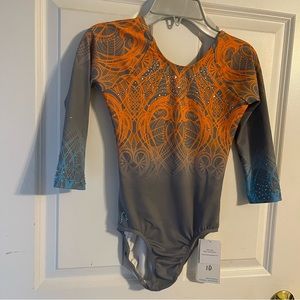 Sylvia P Competitive Gymnastics Leotard- Child Size 10